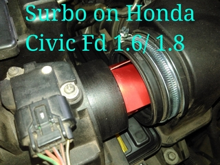 Photo: Surbo fitted on the Honda Civic
