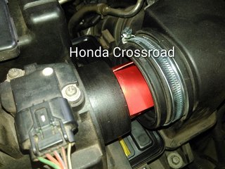 Photo: Surbo installed in air intake of Honda Crossroad