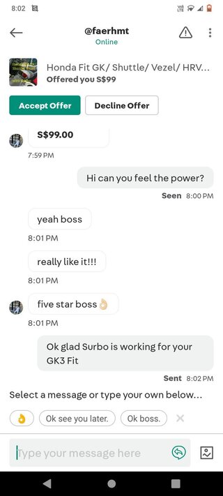 Photo: Surbo testimonial for the Honda Fit GK3