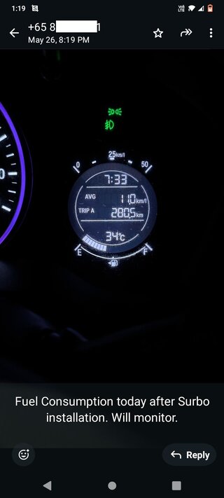 Photo: Surbo fitted on the Honda HRV
