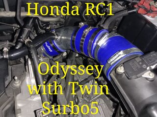 Photo: Twin Surbo5 fitted on the Honda  Odyssey 2015 RC1