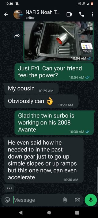 testimonial from owner of a Surbo-equipped Hyundai i30 