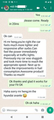 testimonial from owner of a Surbo-equipped 2009 Hyundai Avante