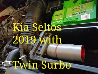 Photo: Twin Surbo fitted on the Kia Seltos