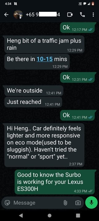 Photo: Surbo testimonial for the Lexus ES300H