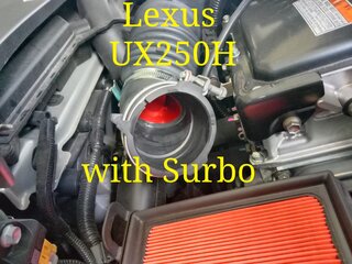 Photo: Surbo fitted on the Lexus UX250H