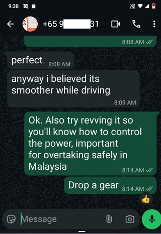 Photo: Surbo5 fitted on the Maxus G10