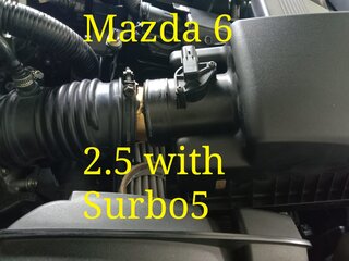 Photo: Surbo5 fitted on the Mazda 6 2.5