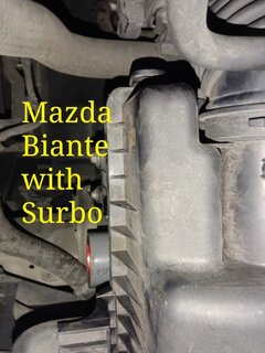 Photo: Surbo fitted on the Mazda Biante