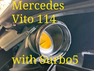 Photo: Surbo5 fitted on the Mercedes Vito 114