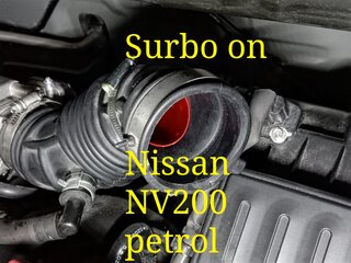 Photo: Surbo fitted on the Nissan NV200 petrol
