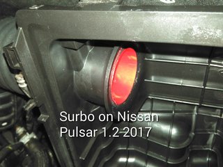 Photo: Surbo fitted on the Nissan Pulsar