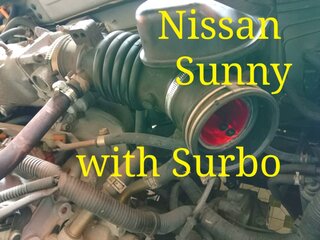Photo: Surbo fitted on the Nissan Sunny