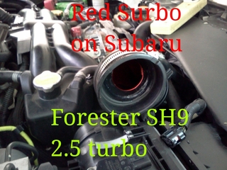 Photo: Surbo fitted on the Subaru Forester 2008