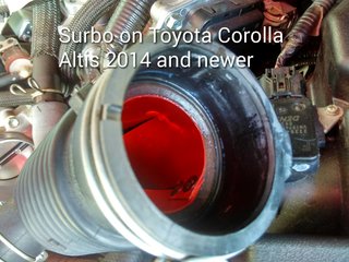 Photo: Surbo fitted on the Toyota Corolla Altis 2014