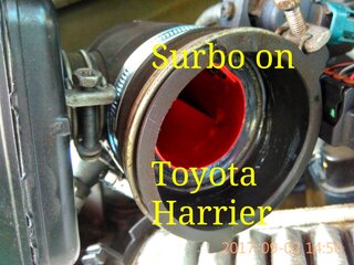 Photo: Surbo fitted on the Toyota Harrier