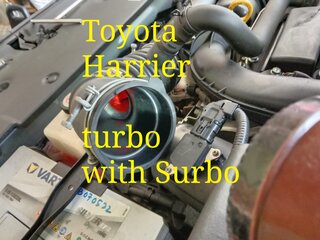 Photo: Surbo fitted on the Toyota Harrier turbo