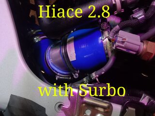 Photo: Surbo fitted on the Toyota Hiace 2.8