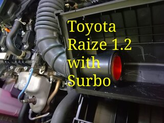 Photo: Surbo fitted on the Toyota Raize