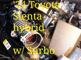 Photo: Surbo fitted on the 2024 Toyota Sienta hybrid