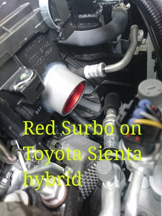 Photo: Surbo fitted on the Toyota Sienta hybrid