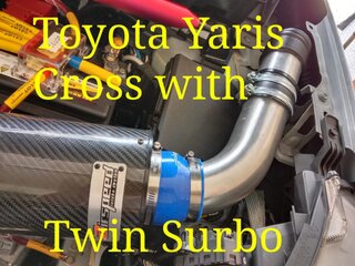 Photo: Twin Surbo fitted on the Toyota Yaris Cross
