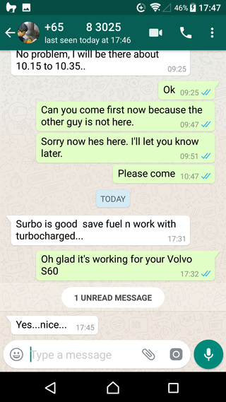 Photo: Surbo testimonial for the Volvo S60