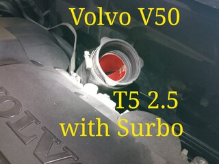 Photo: Surbo fitted on the Volvo V50