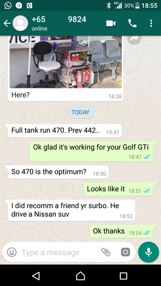 Surbo testimonial for VW Golf GTi