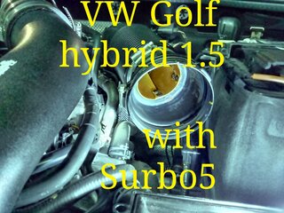 Photo: An example of the VW Golf hybrid with Surbo5