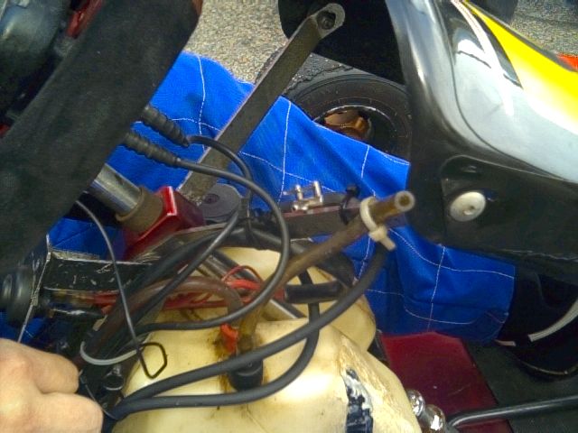 The Surbo is tweaked to enhance the kart's performance, for the 4pm race
