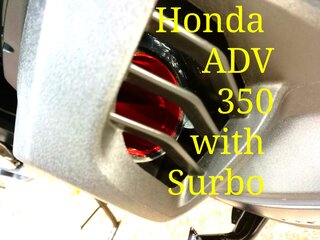 honda adv160 with surbo