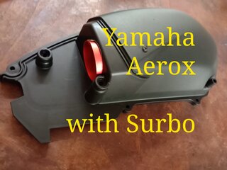 Photo: Surbo in air filter box cover of yamaha aerox 155