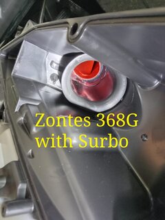 Photo: Surbo in air filter box of zontes 368g