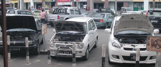 3 cars at the Surbo road show