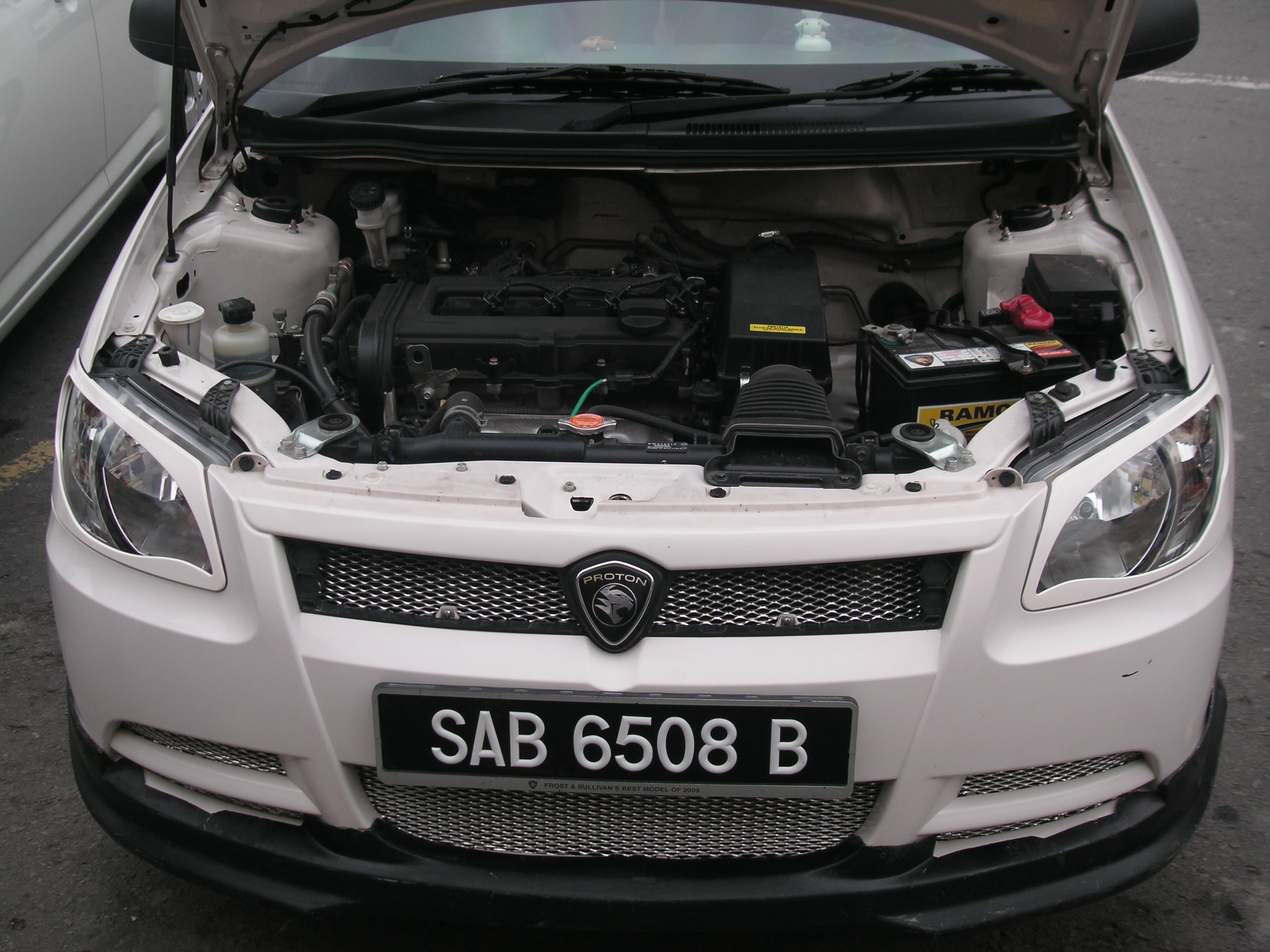 First car to be installed with Surbo, the
Proton Saga BLM