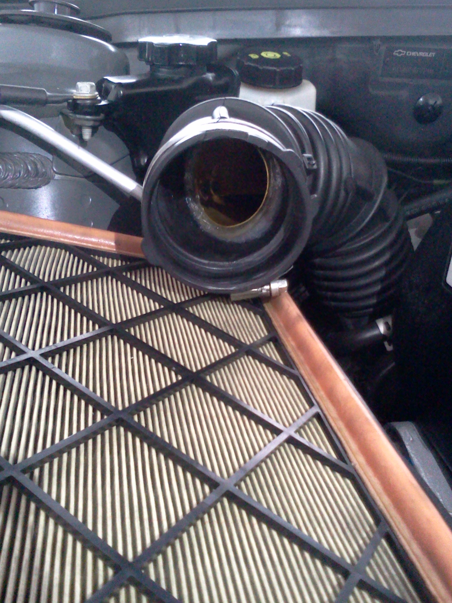 Chevrolet Cruze with Surbo in air pipe