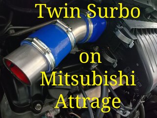 Photo: Surbo fitted on the Mitsubishi Attrage/ Spacestar