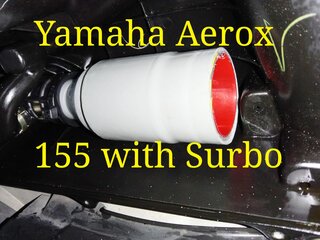 Photo: Surbo in air filter box of yamaha aerox 155